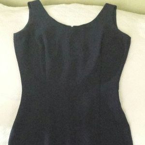 Ann Tjian for Kenar Navy Blue Sheath Dress